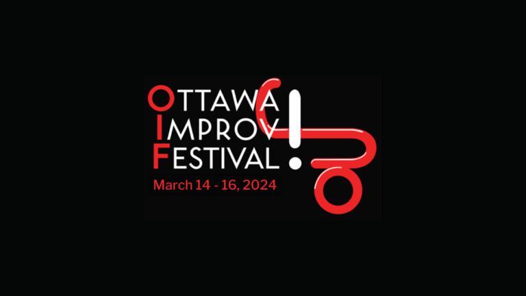 Ottawa Improv Festival logo with dates March 14-16 2024